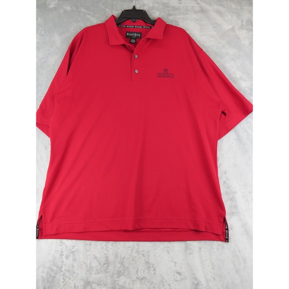 FootJoy Other - FootJoy Tampa Palms Golf Country Club Polo Shirt Mens XL Red Performance